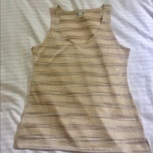 Metallic Banana Republic tank
